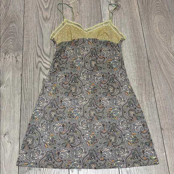 CALVIN KLEIN Paisley Lace Slip Dress Mini - Picture 4 of 8